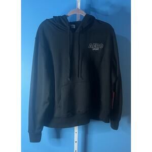 (43) Black Aero Sport Hoodie Size 2X NWT